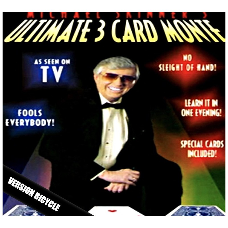 ULTIMATE 3 CARD MONTE BY MICHAEL SKINNER - VERSION BICYCLE