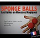 Balles mousse, sponge balls