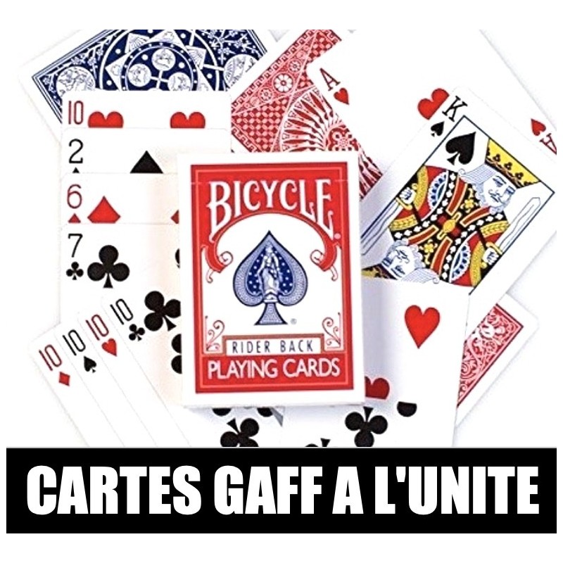 CARTES GAFF (TRUQUEES) A L'UNITEE