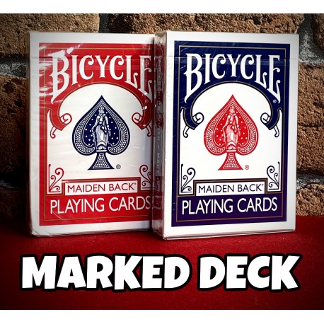 BICYCLE MARKED DECK (Jeu Bicycle Marqué Maiden)