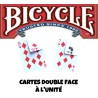 CARTES BICYCLE DOUBLE FACE À L'UNITÉ