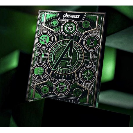 CARTES BICYCLE AVENGERS - GREEN EDITION
