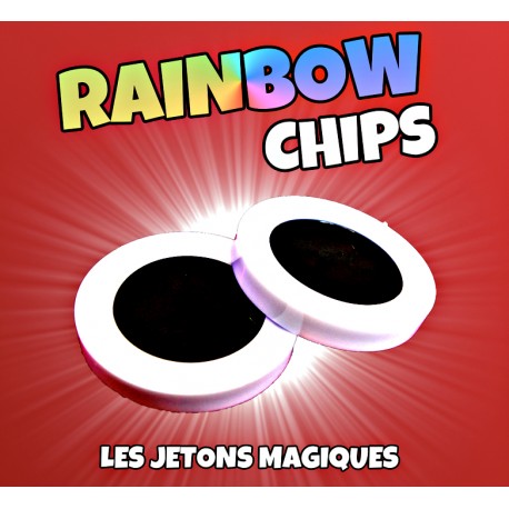 RAINBOW CHIPS - LES JETONS MAGIQUES - JETONS ARC EN CIEL - JETONS COULEURS