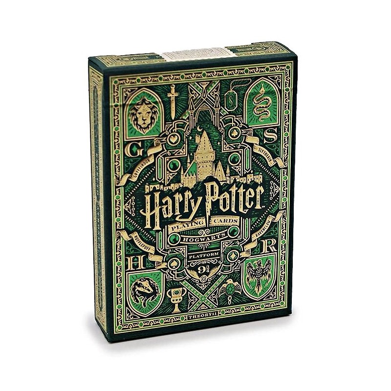 CARTES HARRY POTTER - SERPENTARD (VERT)