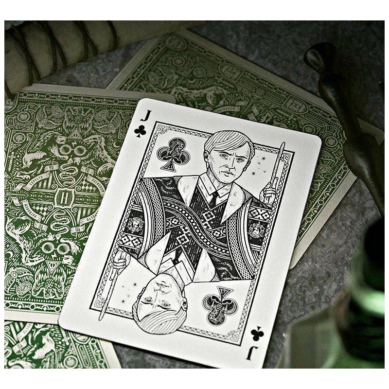 CARTES HARRY POTTER - SERPENTARD (VERT)