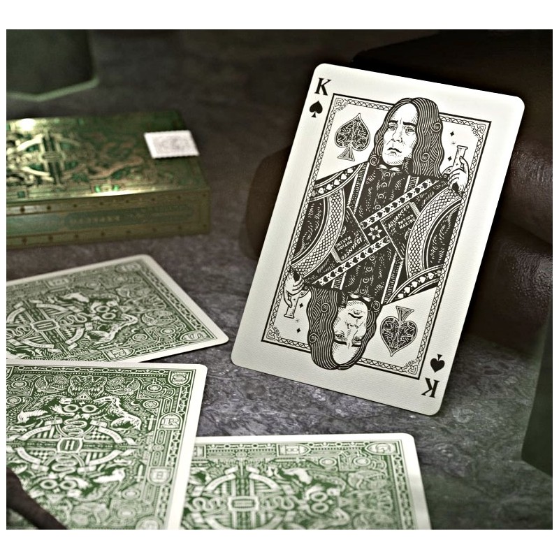 CARTES HARRY POTTER - SERPENTARD (VERT)