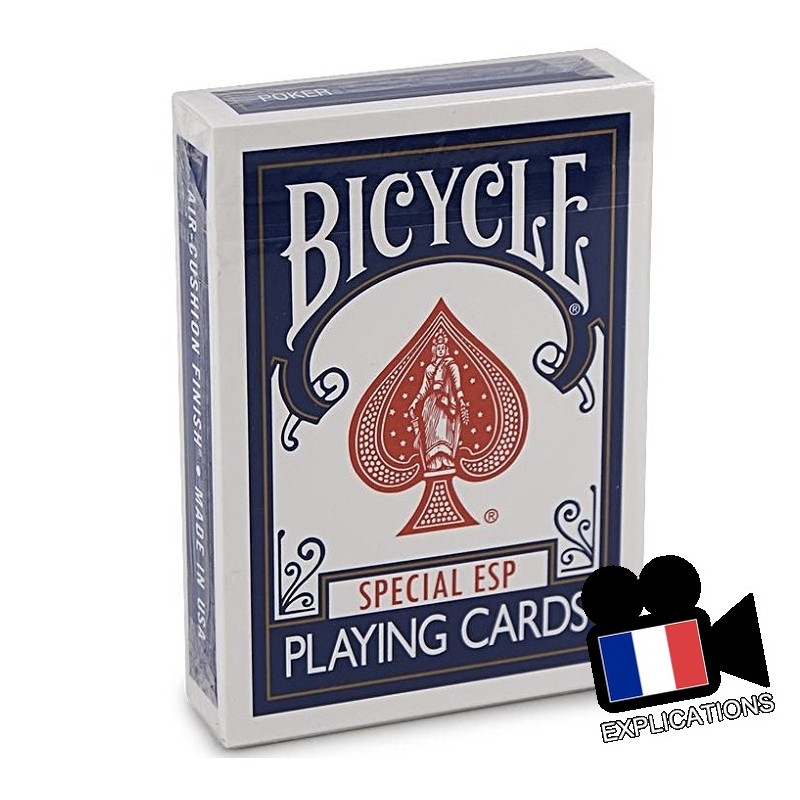 Jeu de cartes bicycle special ESP deck: Cartes avec symboles ESP