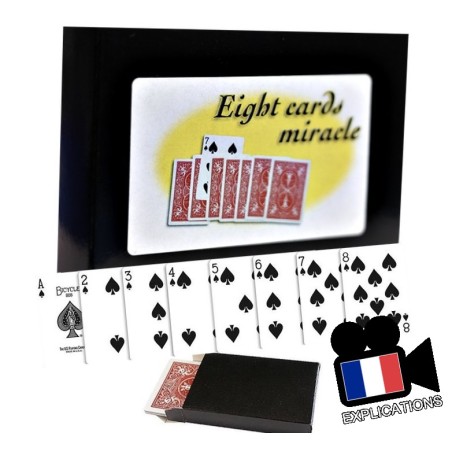 Eight Cards Miracles: Tour de petits paquets de mentalisme