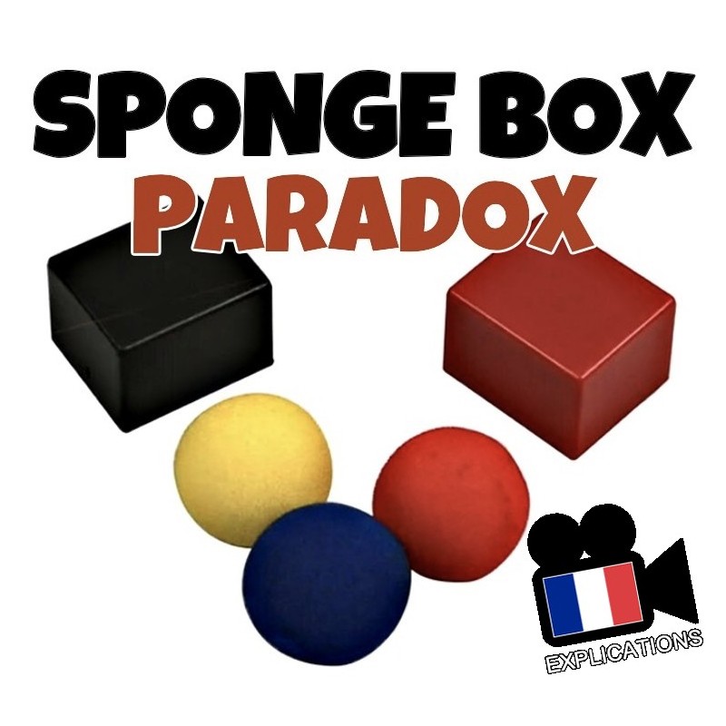 Sponge Box Paradox: Tour de magie des boites avec balles en mousse