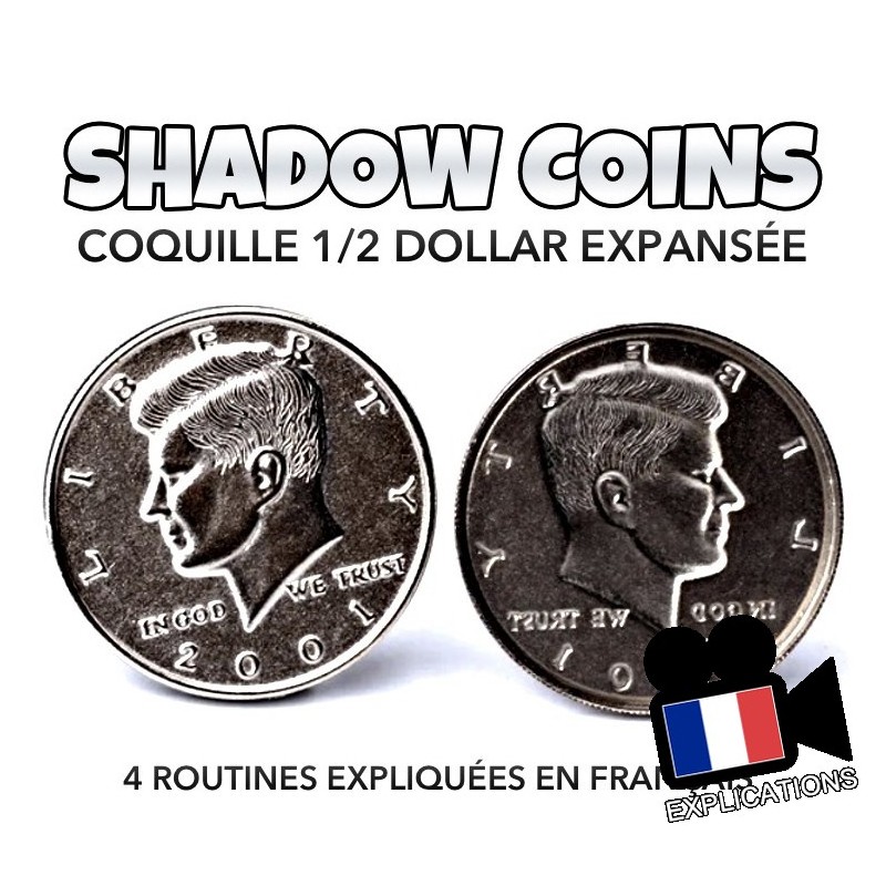 Shadow Coin: Coquille de pièce expansée demi dollar