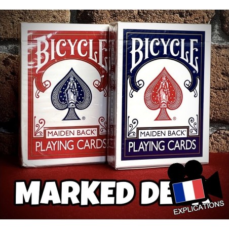 Marked Deck: Jeu de cartes marqué qualité bicycle Maiden