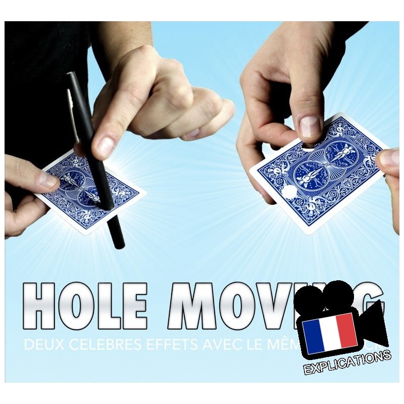 Hole Moving: Stylo au travers de la carte, carte Matrix