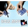 Hole Moving: Stylo au travers de la carte, carte Matrix