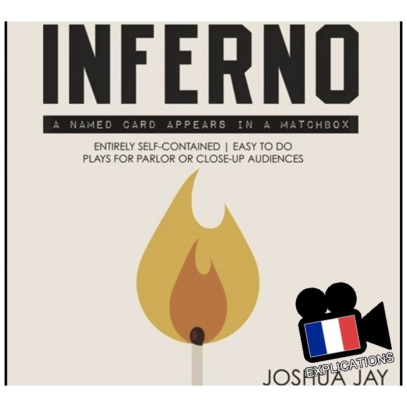 INFERNO de Joshua Jay:  Carte pensée brulée