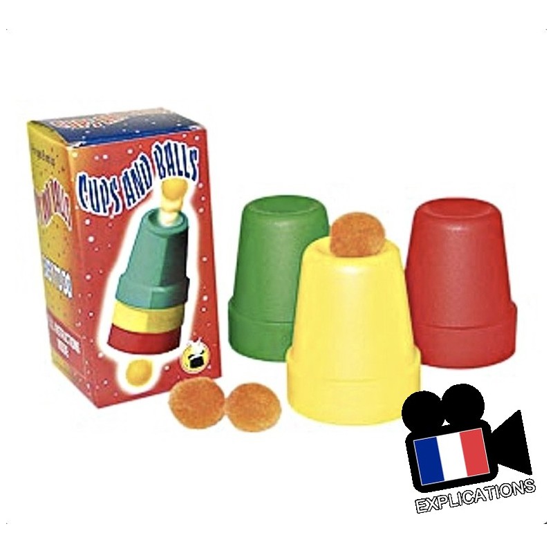 CUPS AND BALLS - Tour de Magie des Gobelets magique