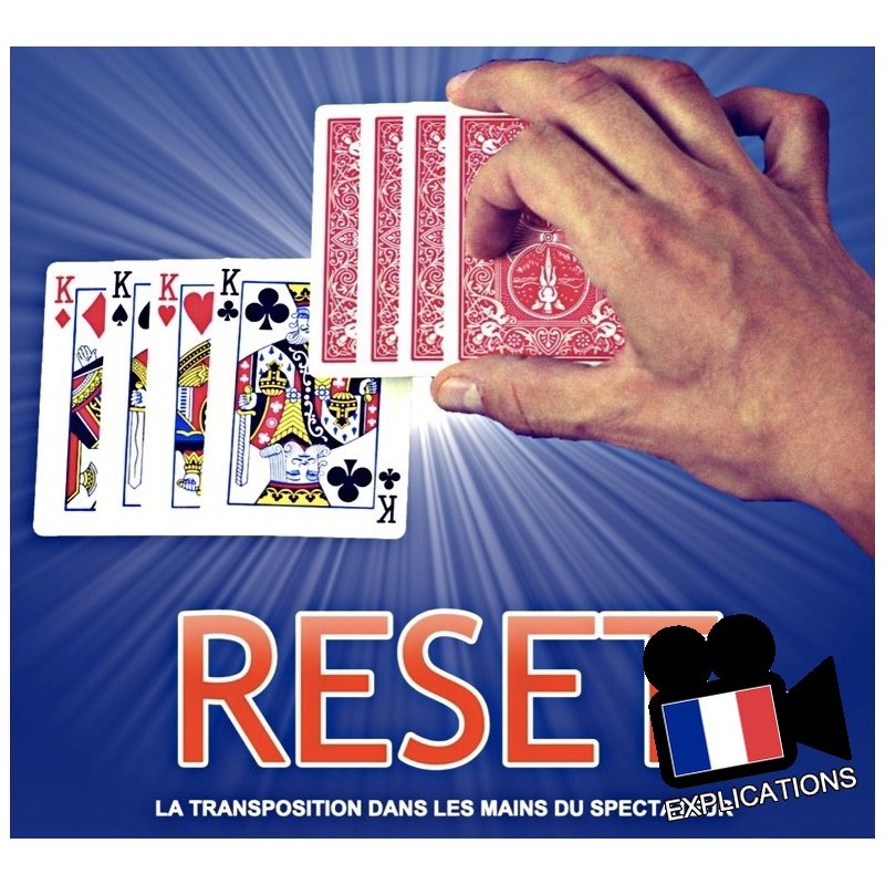 TOUR DE MAGIE RESET - TRANSPOSITION DANS LES MAINS DU SPECTATEUR