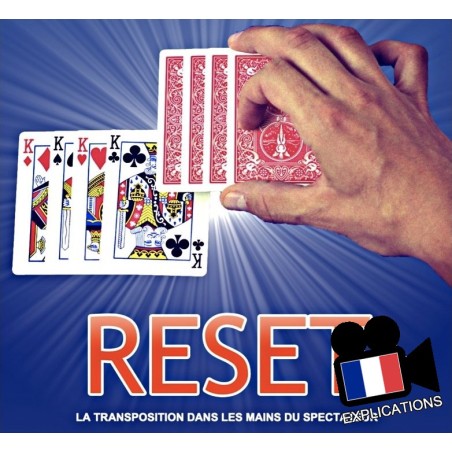 TOUR DE MAGIE RESET - TRANSPOSITION DANS LES MAINS DU SPECTATEUR