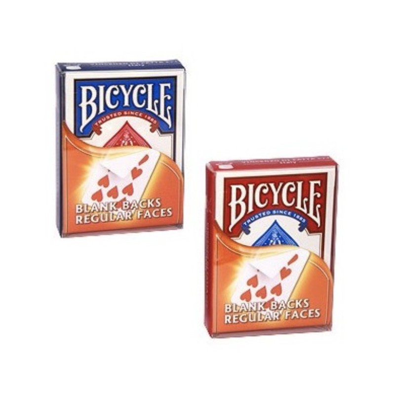 Cartes Bicycle Dos Blanc - Jeu de cartes Face Normal / Dos Blanc