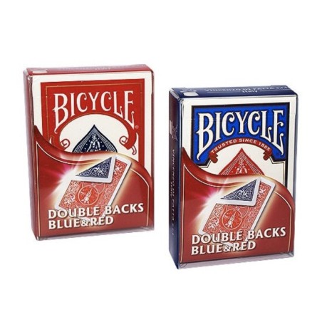 Jeu de cartes Bicycle Double Dos (Rouge/ Bleu)