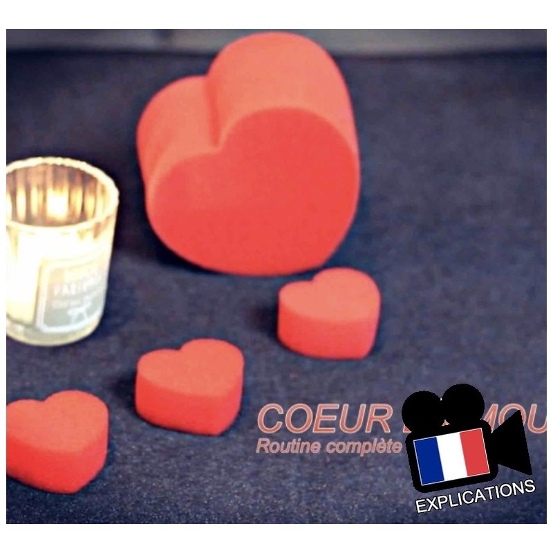 Coeur en Mousse - Tour de Magie Saint Valentin