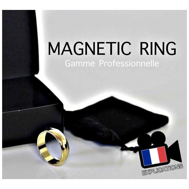 Magnetic Ring: Bague aimantée, pk ring, bague de magie