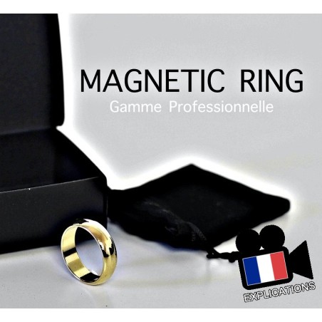 Magnetic Ring: Bague aimantée, pk ring, bague de magie