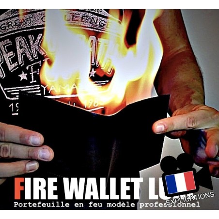 FIRE WALLET: PORTEFEUILLE EN FEU, PORTEFEUILLE MAGIE FEU