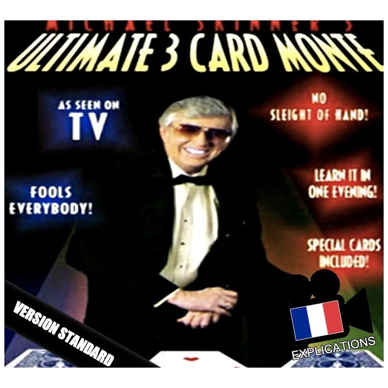 Ultimate 3 Card Monte By Michael Skinner - Version Standard