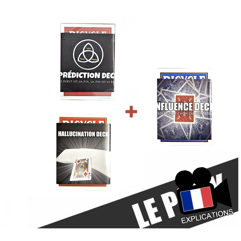 Pack Jeux de cartes Truqués 3