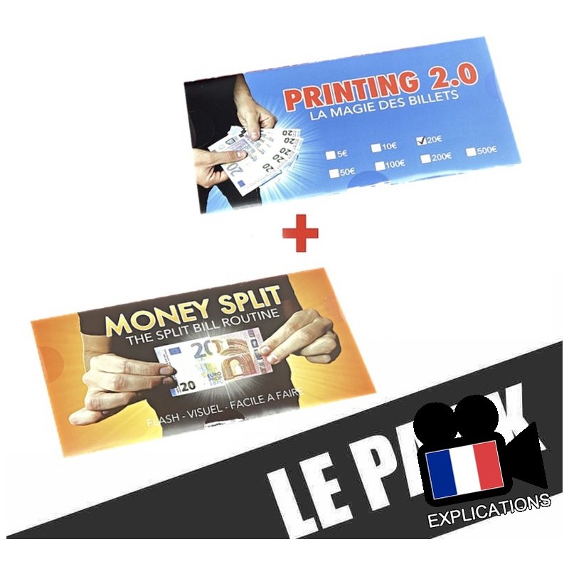 PACK BILLETS (PRINTING 2.0 + MONEY SPLIT)