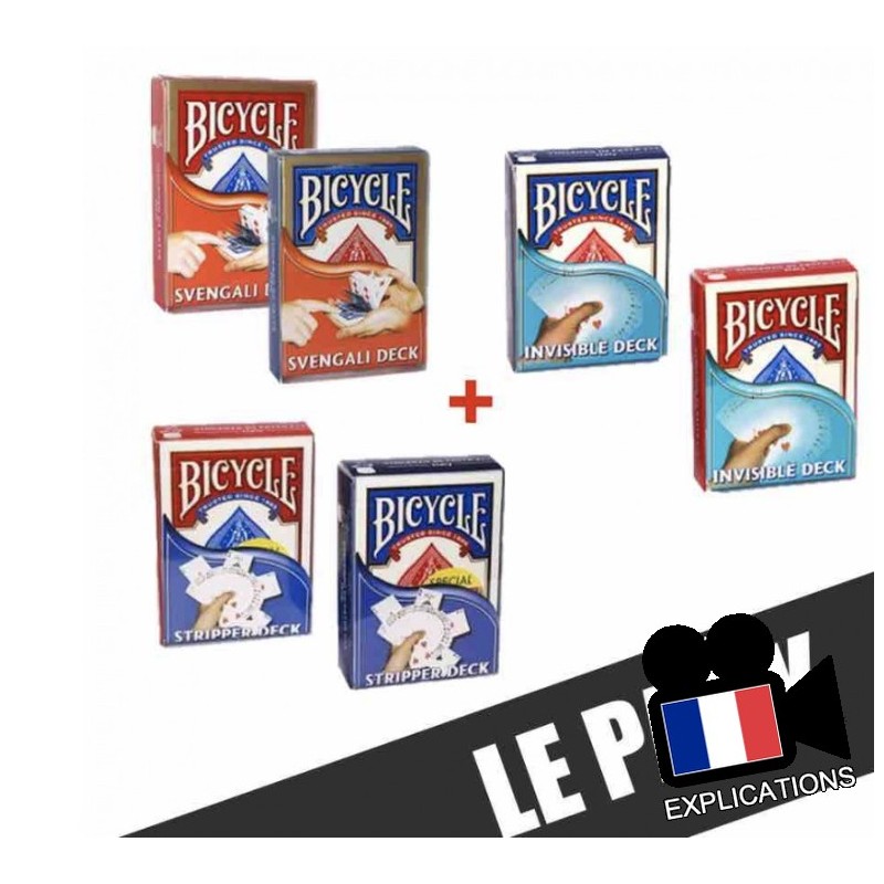 PACK JEU DE CARTES TRUQUÉ