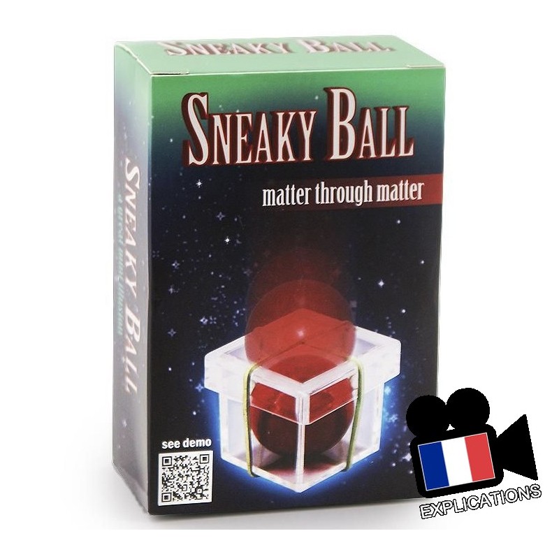 LE CUBE BOULE ROUGE (SNEAKY BALL) - La Balle Passe Muraille