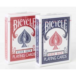 cartes bicycle rider back