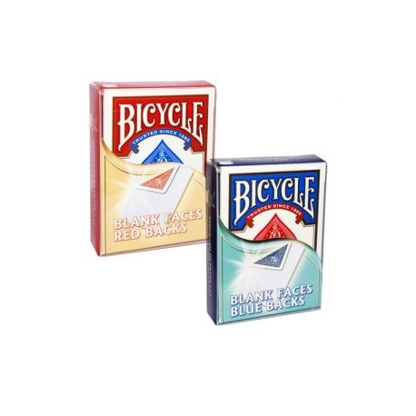 Cartes Bicycle Faces Blanches