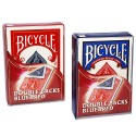Cartes Bicycle truqué Double Dos (Rouge/Bleu)