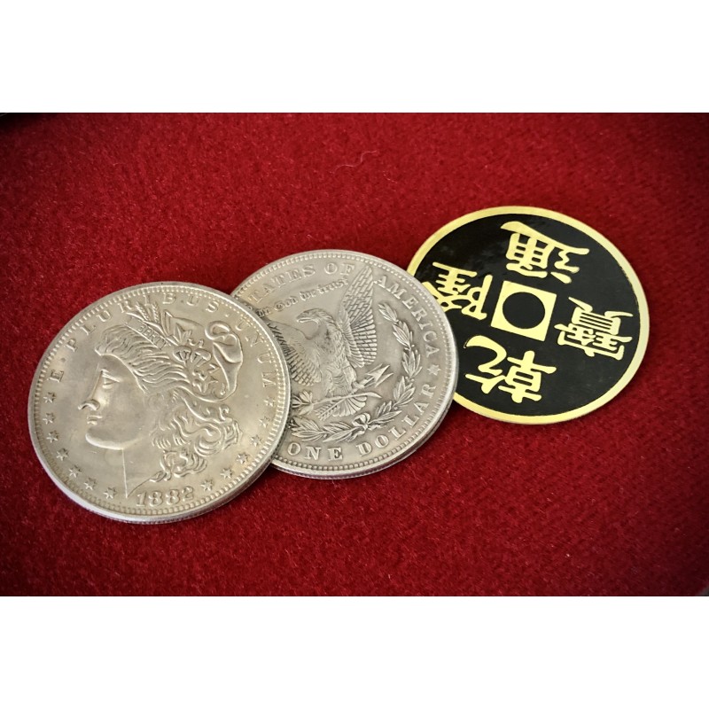 Super Triple Coin DOUBLE FACE - Johnny Wong (Version 1 Dollar)